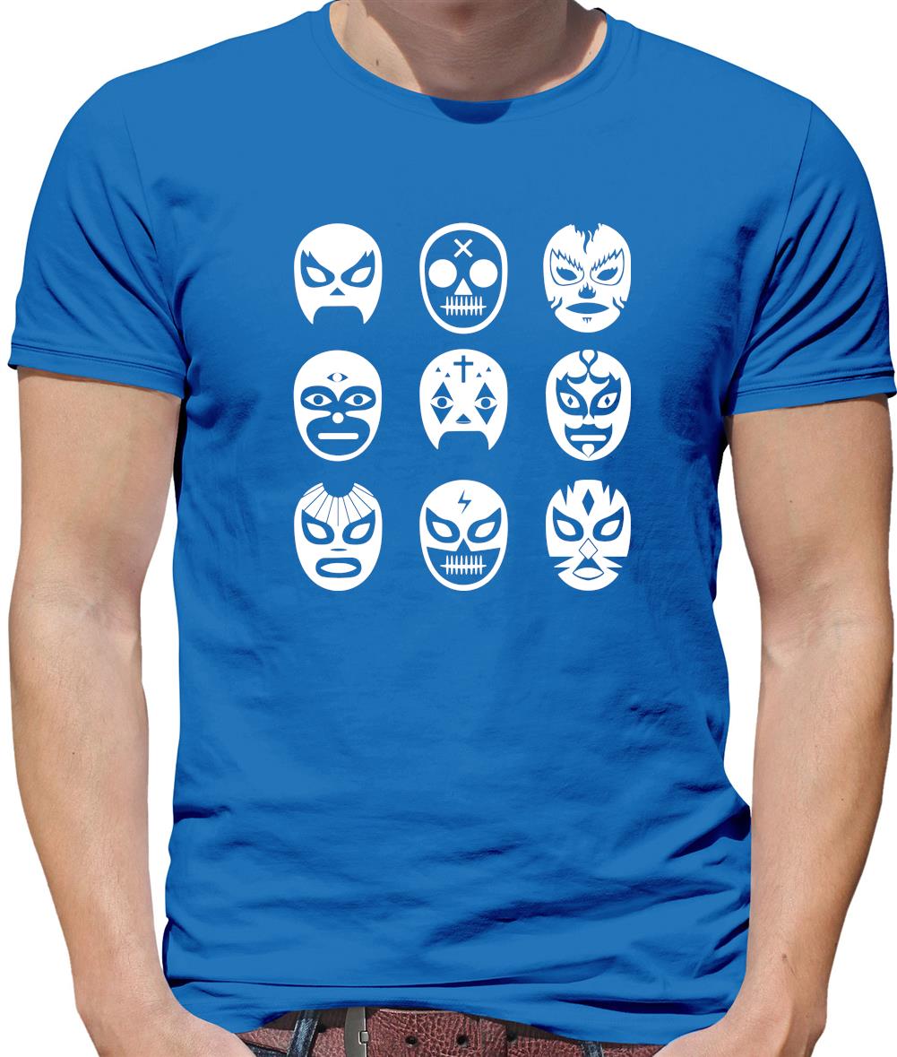 Lucha Masks Mens T-Shirt