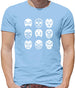 Lucha Masks Mens T-Shirt