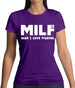 Milf Man I Love Fishing Womens T-Shirt