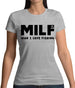 Milf Man I Love Fishing Womens T-Shirt