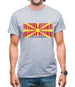 Macedonia Barcode Style Flag Mens T-Shirt