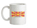 Macedonia Barcode Style Flag Ceramic Mug