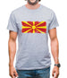 Macedonia Grunge Style Flag Mens T-Shirt