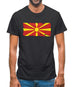 Macedonia Grunge Style Flag Mens T-Shirt