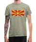 Macedonia Grunge Style Flag Mens T-Shirt