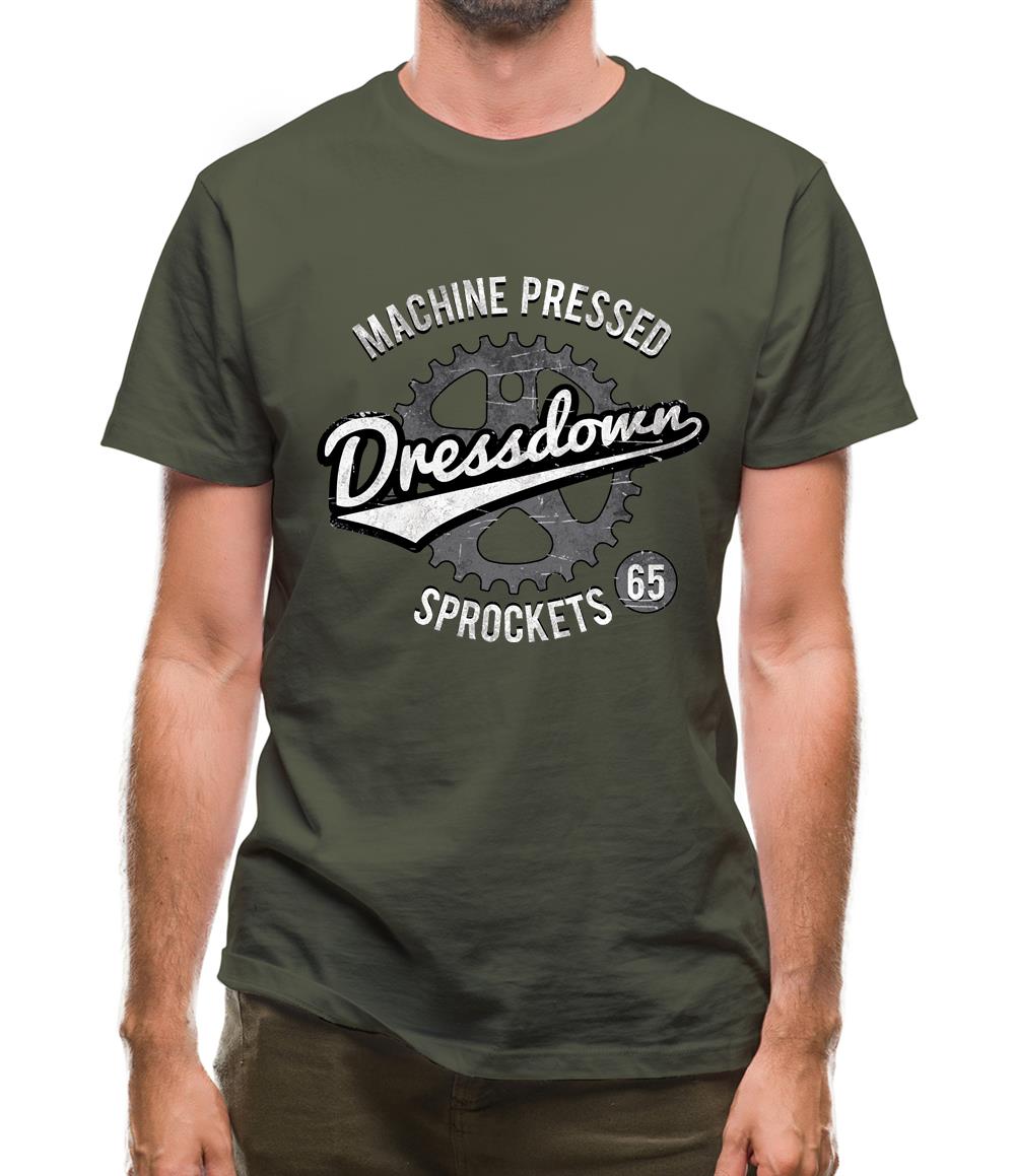 Machine Pressed Sprockets Dressdown Mens T-Shirt