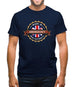 Made In Aberdovey 100% Authentic Mens T-Shirt