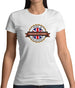 Made In Abingdon-On-Thames 100% Authentic Womens T-Shirt