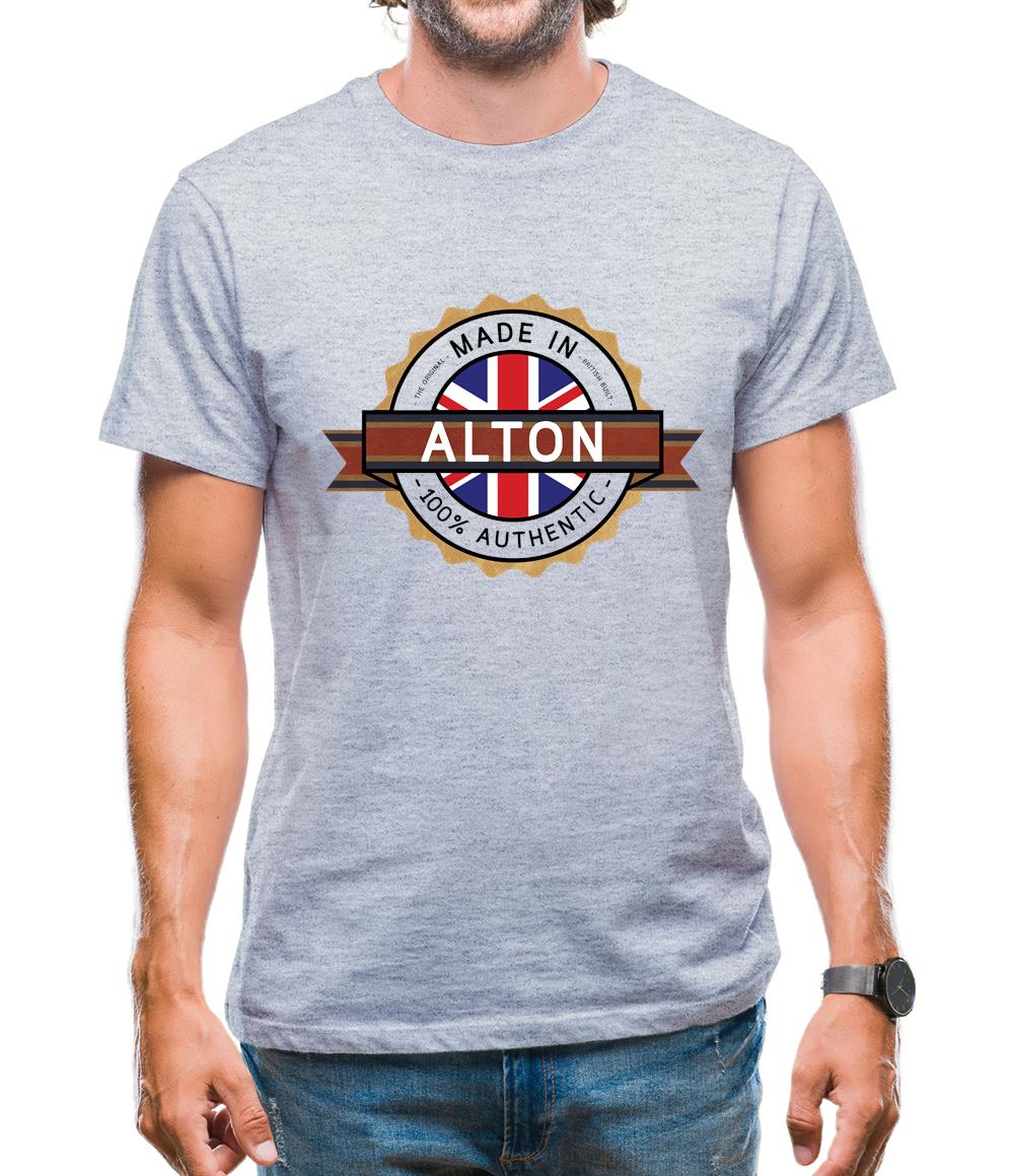 Made In Alton 100% Authentic Mens T-Shirt
