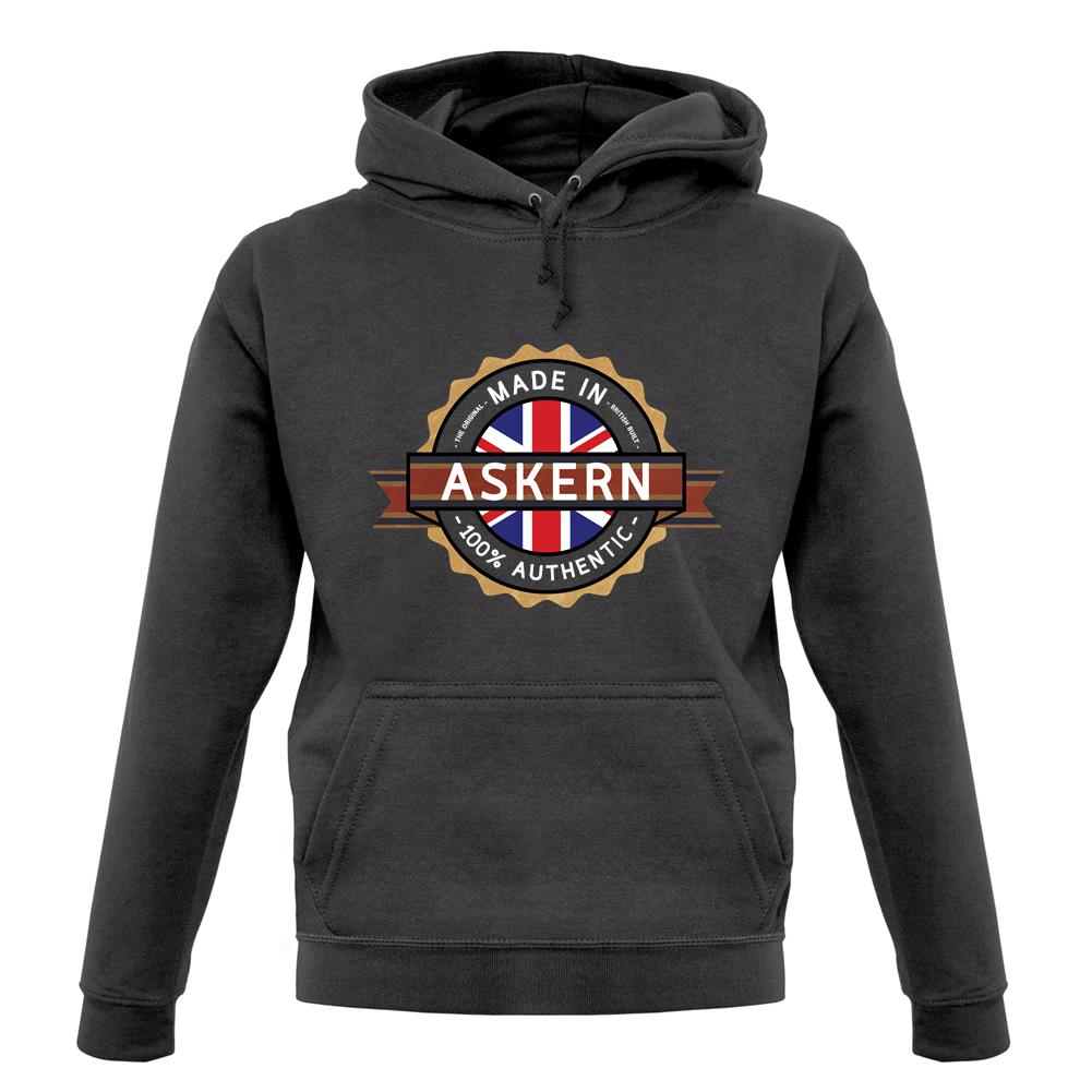 Made In Askern 100% Authentic unisex hoodie