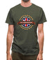 Made In Attleborough 100% Authentic Mens T-Shirt