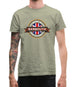 Made In Barmouth 100% Authentic Mens T-Shirt