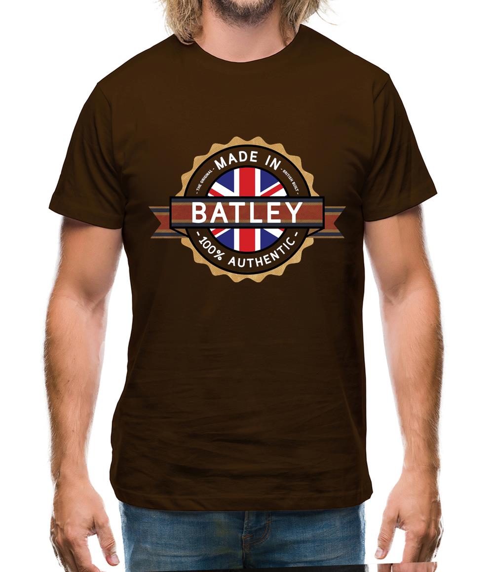 Made In Batley 100% Authentic Mens T-Shirt