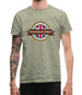 Made In Broughton-In-Furness 100% Authentic Mens T-Shirt