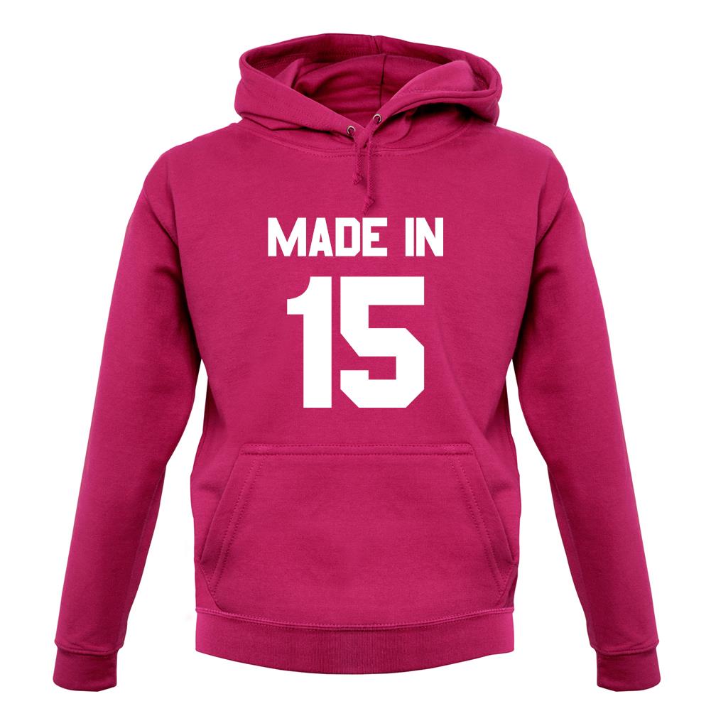 Made In '15 unisex hoodie