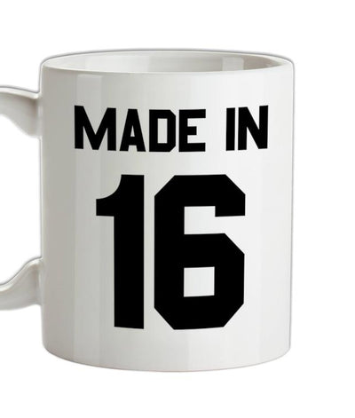 Made In '16 Ceramic Mug