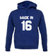 Made In '16 unisex hoodie