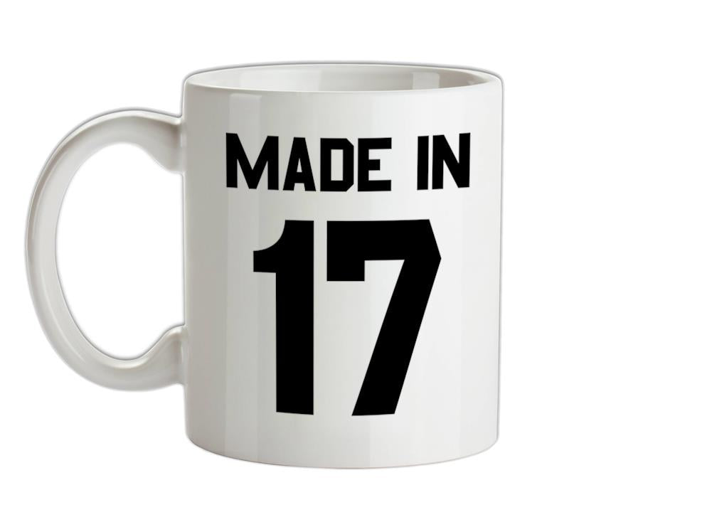 Made In '17 Ceramic Mug