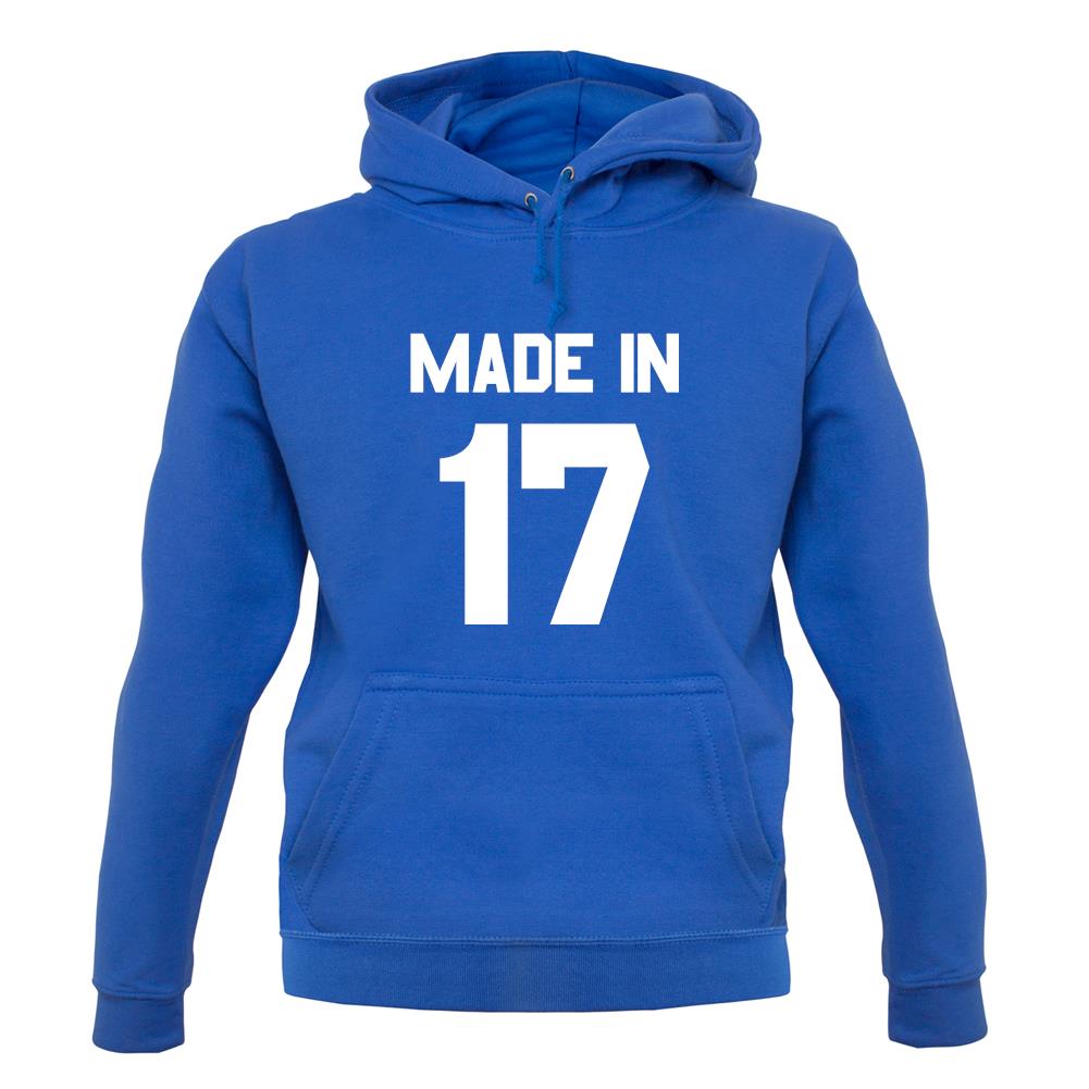 Made In '17 unisex hoodie