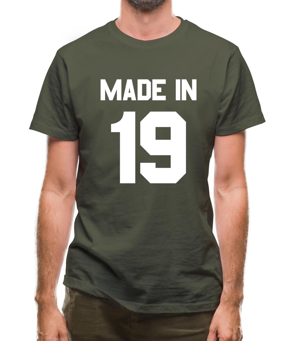 Made In '19 Mens T-Shirt