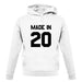 Made In '20 unisex hoodie