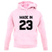 Made In '23 unisex hoodie