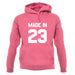 Made In '23 unisex hoodie