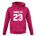 Made In '23 unisex hoodie