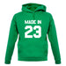 Made In '23 unisex hoodie