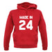 Made In '24 unisex hoodie