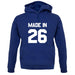 Made In '26 unisex hoodie