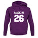 Made In '26 unisex hoodie