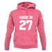 Made In '27 unisex hoodie