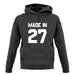 Made In '27 unisex hoodie