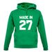 Made In '27 unisex hoodie