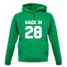 Made In '28 unisex hoodie