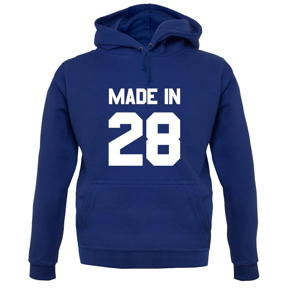 Made In '28 unisex hoodie