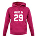 Made In '29 unisex hoodie