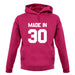 Made In '30 unisex hoodie