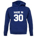 Made In '30 unisex hoodie