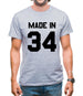 Made In '34 Mens T-Shirt