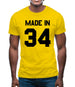 Made In '34 Mens T-Shirt