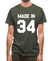 Made In '34 Mens T-Shirt