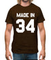 Made In '34 Mens T-Shirt