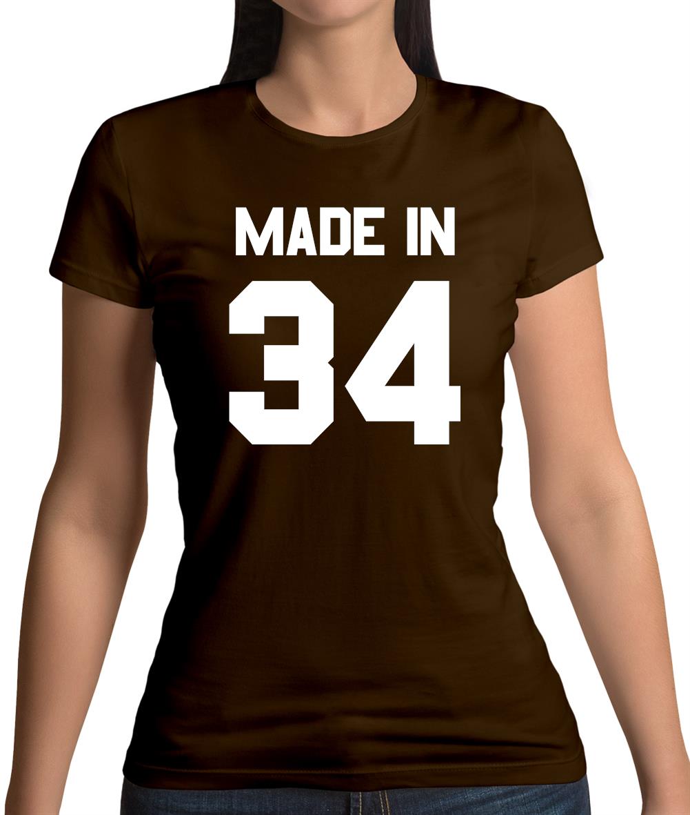 Made In '34 Womens T-Shirt