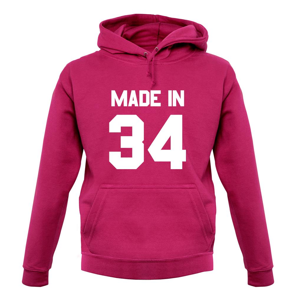 Made In '34 unisex hoodie