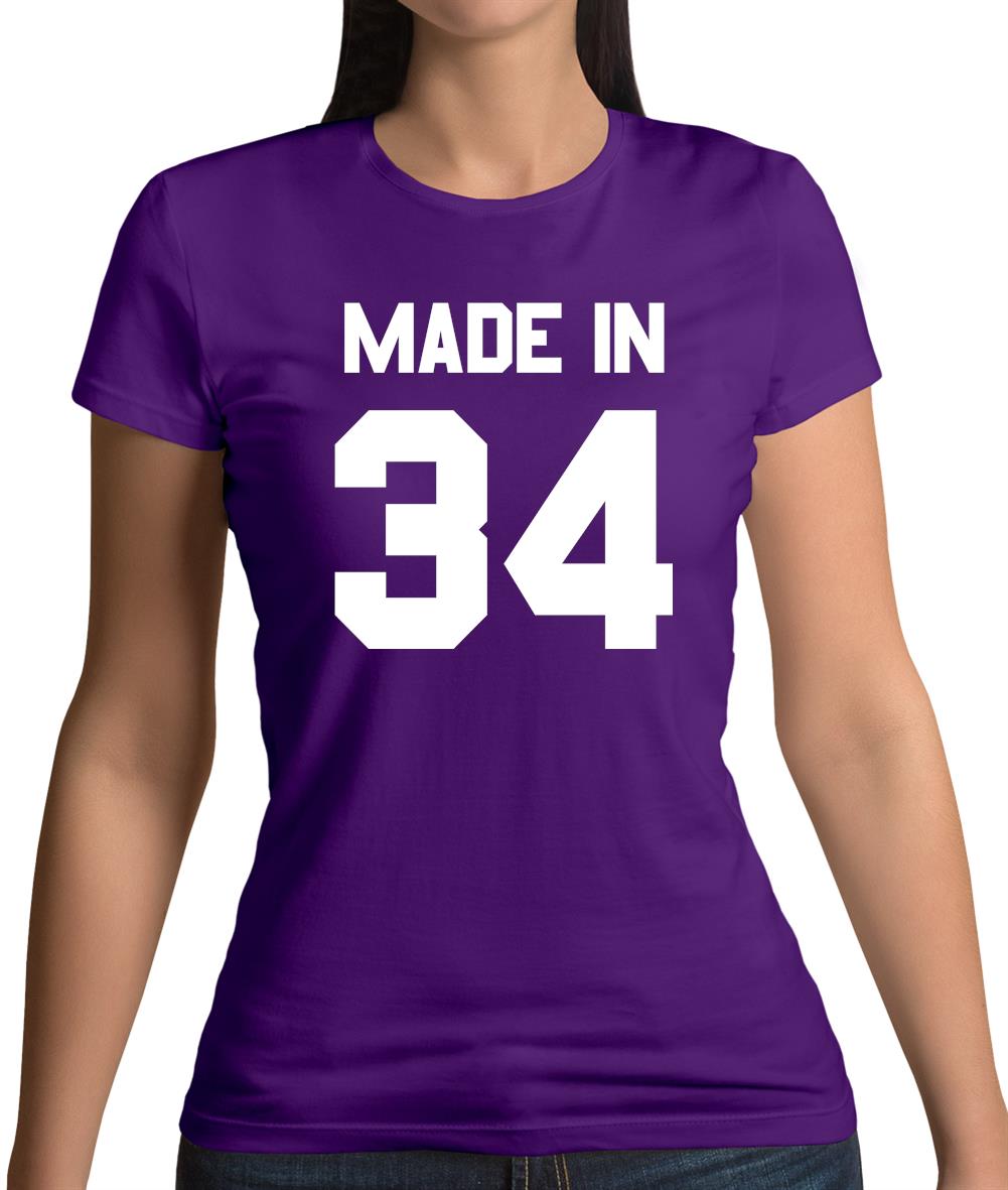 Made In '34 Womens T-Shirt