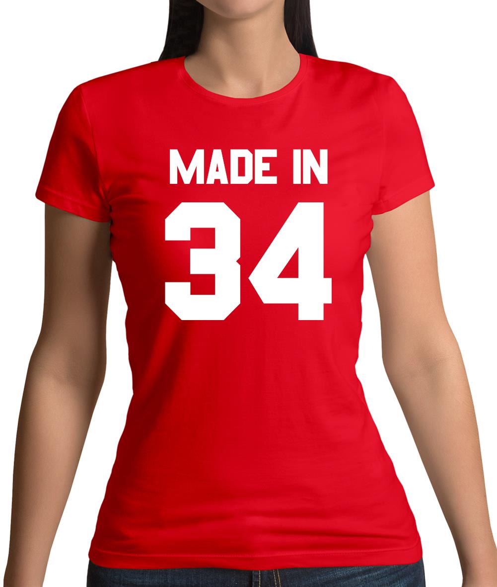 Made In '34 Womens T-Shirt