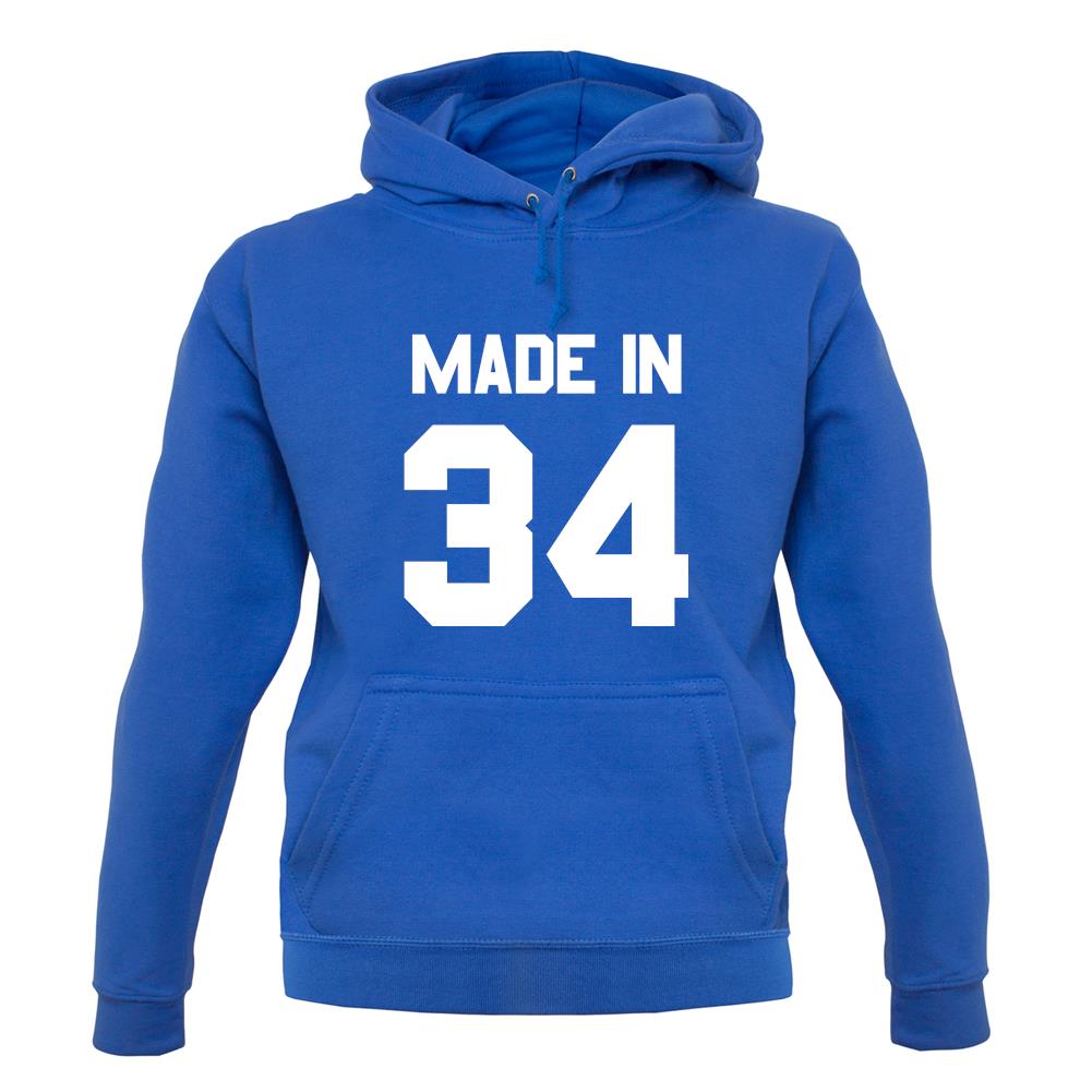 Made In '34 unisex hoodie
