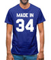 Made In '34 Mens T-Shirt